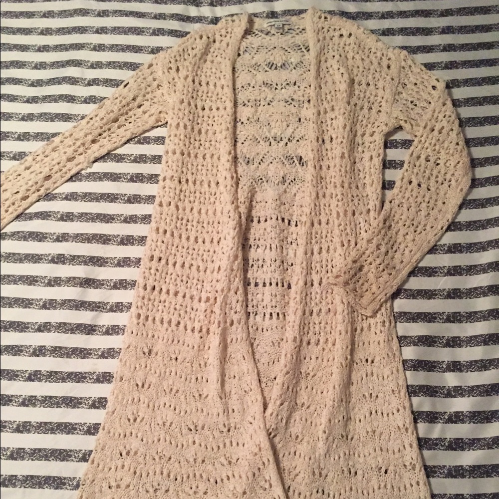 American Eagle long open sweater